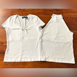Women's size:: XL white top bundle set of ✌️